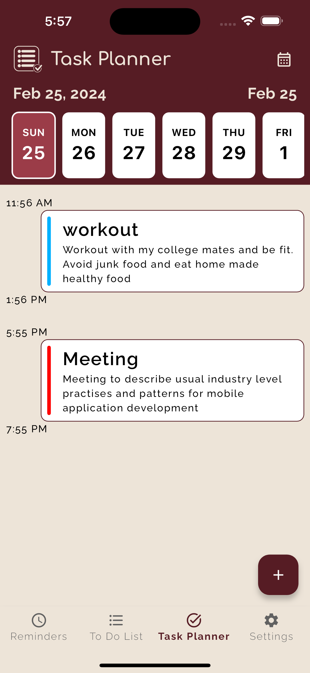 Organize tasks - Task Planner App